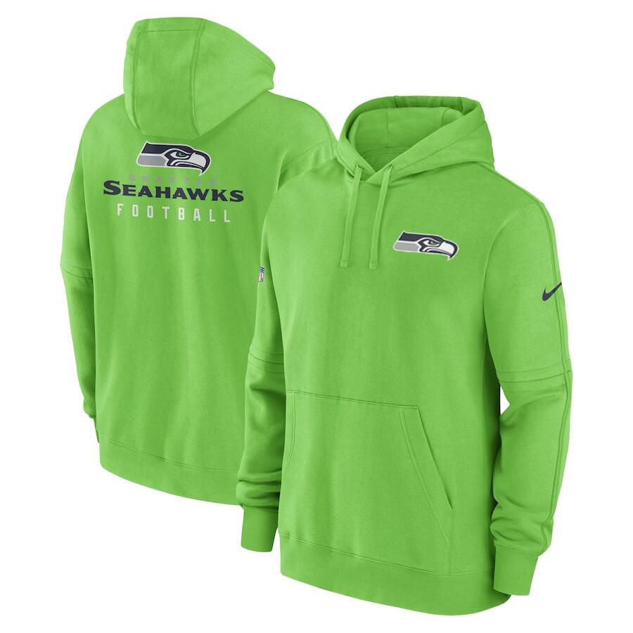 Men 2023 NFL Seattle Seahawks green Sweatshirt style 1->seattle seahawks->NFL Jersey